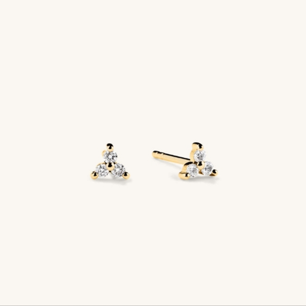 Mejuri Mini Lotus Studs